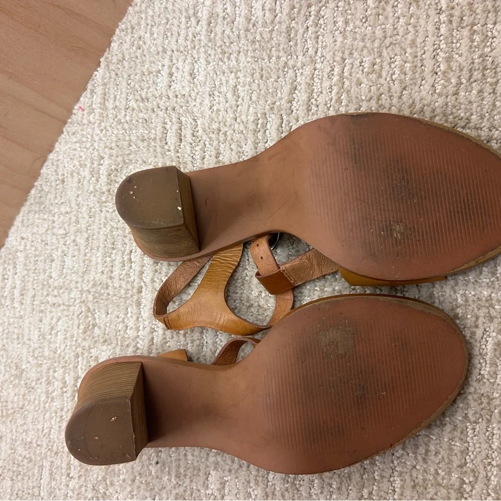 Madewell Tan Leather‎ Sandals